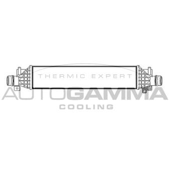 Intercooler, échangeur AUTOGAMMA OEM 1302263