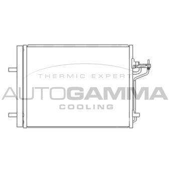 Condenseur, climatisation AUTOGAMMA 107112
