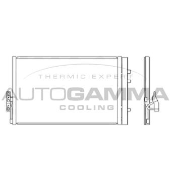 Condenseur, climatisation AUTOGAMMA OEM 9216143