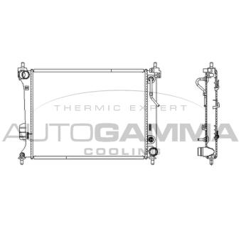 Radiateur, refroidissement du moteur AUTOGAMMA OEM 253101J050