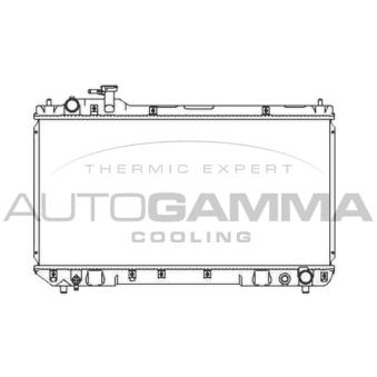 Radiateur, refroidissement du moteur AUTOGAMMA OEM 164007A490