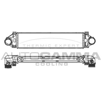 Intercooler, échangeur AUTOGAMMA OEM 31273910