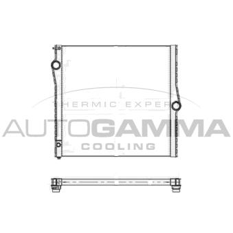 Radiateur, refroidissement du moteur AUTOGAMMA 107134