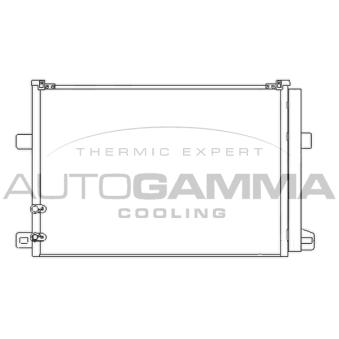 Condenseur, climatisation AUTOGAMMA 107137