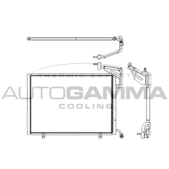 Condenseur, climatisation AUTOGAMMA OEM 1806682