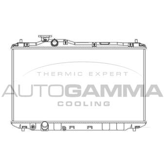 Radiateur, refroidissement du moteur AUTOGAMMA OEM 19010R1AA01 Radiateur, refroidissement du moteur AUTOGAMMA OEM 19010R1AA01