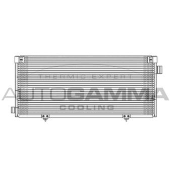 Condenseur, climatisation AUTOGAMMA [107180]