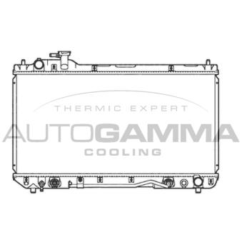 Radiateur, refroidissement du moteur AUTOGAMMA OEM 164007A500
