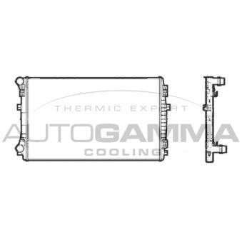 Radiateur, refroidissement du moteur AUTOGAMMA OEM 5Q0121251ER