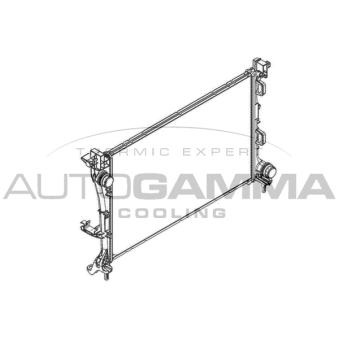 Radiateur, refroidissement du moteur AUTOGAMMA OEM 51887947