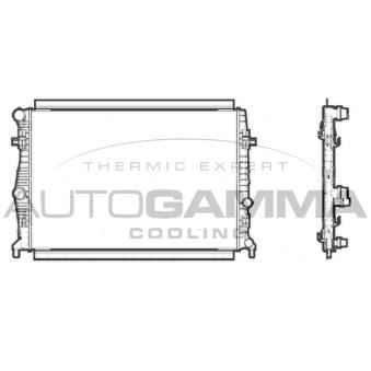 Radiateur, refroidissement du moteur AUTOGAMMA OEM 5Q0121251EA