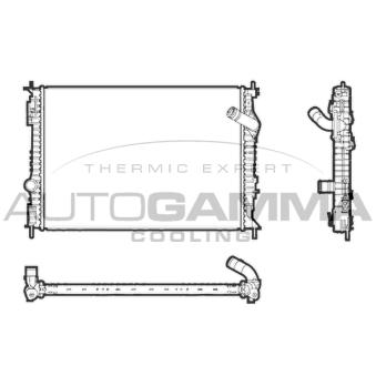 Radiateur, refroidissement du moteur AUTOGAMMA OEM 21400BB50A