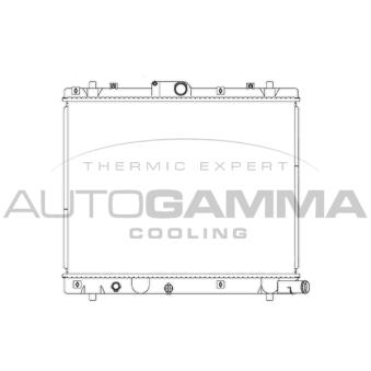 Radiateur, refroidissement du moteur AUTOGAMMA 107283