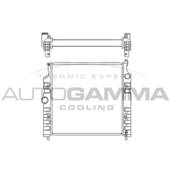 Radiateur, refroidissement du moteur AUTOGAMMA 107311 Radiateur, refroidissement du moteur AUTOGAMMA 107311