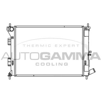 Radiateur, refroidissement du moteur AUTOGAMMA OEM 253103X010