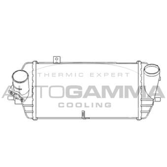 Intercooler, échangeur AUTOGAMMA 107340