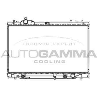 Radiateur, refroidissement du moteur AUTOGAMMA 107366