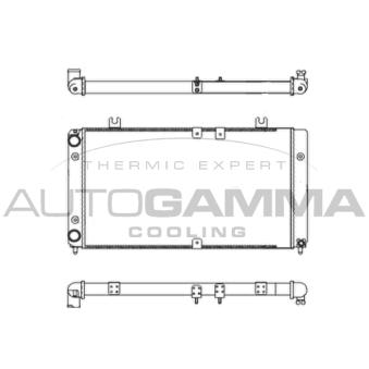 Radiateur, refroidissement du moteur AUTOGAMMA 107372 Radiateur, refroidissement du moteur AUTOGAMMA 107372