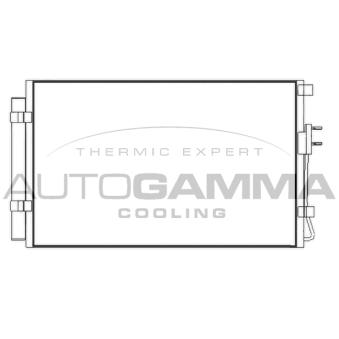 Condenseur, climatisation AUTOGAMMA 107386