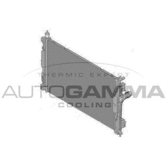 Radiateur, refroidissement du moteur AUTOGAMMA 107396