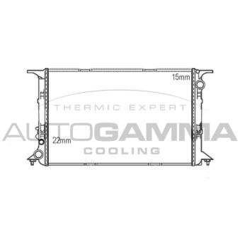 Radiateur, refroidissement du moteur AUTOGAMMA 107403