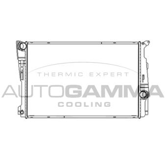 Radiateur, refroidissement du moteur AUTOGAMMA OEM 17117632080