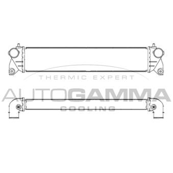 Intercooler, échangeur AUTOGAMMA OEM 1362079J51 Intercooler, échangeur AUTOGAMMA OEM 1362079J51