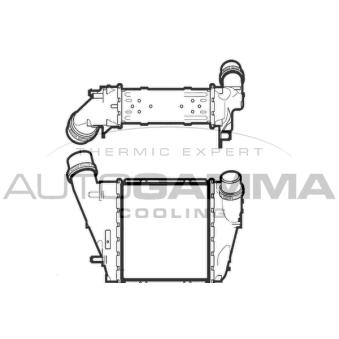 Intercooler, échangeur AUTOGAMMA OEM 144613211R