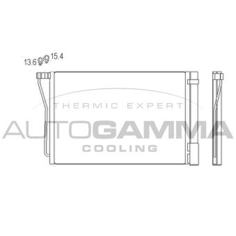 Condenseur, climatisation AUTOGAMMA OEM 17119389419