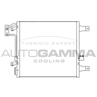 Condenseur, climatisation AUTOGAMMA 107499