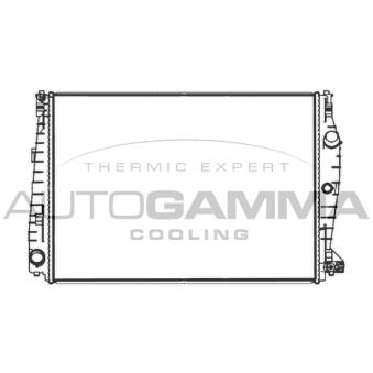 Radiateur, refroidissement du moteur AUTOGAMMA 107503