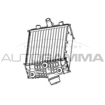 Intercooler, échangeur AUTOGAMMA 107551