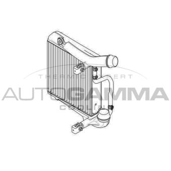 Intercooler, échangeur AUTOGAMMA [107559]