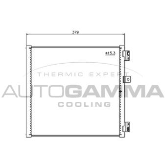 Condenseur, climatisation AUTOGAMMA OEM 99157311104
