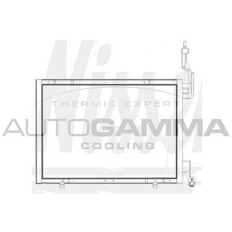 Condenseur, climatisation AUTOGAMMA 107583