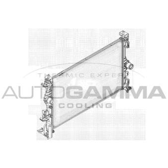Radiateur, refroidissement du moteur AUTOGAMMA 107594