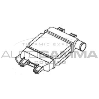Intercooler, échangeur AUTOGAMMA OEM 14461VB301