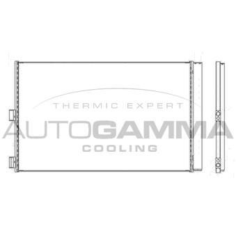 Condenseur, climatisation AUTOGAMMA 107622