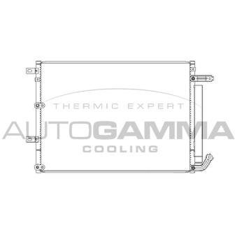 Condenseur, climatisation AUTOGAMMA 107640