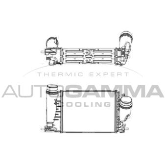 Intercooler, échangeur AUTOGAMMA 107666