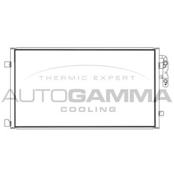 Condenseur, climatisation AUTOGAMMA 107676
