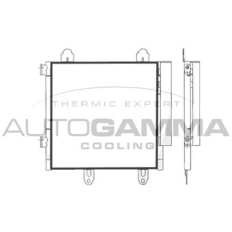 Condenseur, climatisation AUTOGAMMA 107695