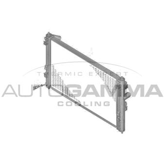 Radiateur, refroidissement du moteur AUTOGAMMA OEM 1611245980