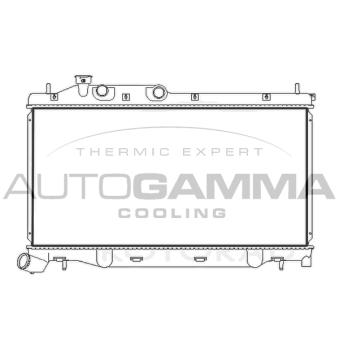 Radiateur, refroidissement du moteur AUTOGAMMA 107719 Radiateur, refroidissement du moteur AUTOGAMMA 107719