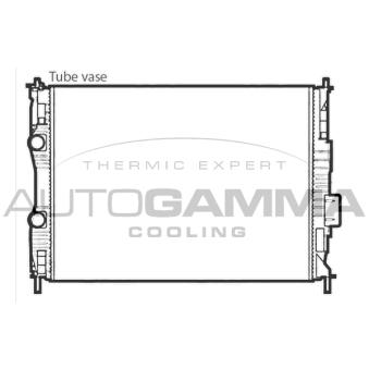 Radiateur, refroidissement du moteur AUTOGAMMA OEM 21400JD90B