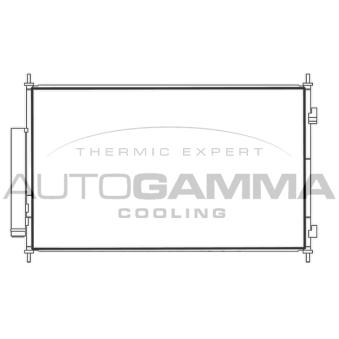 Condenseur, climatisation AUTOGAMMA OEM 80110T7WA01 Condenseur, climatisation AUTOGAMMA OEM 80110T7WA01