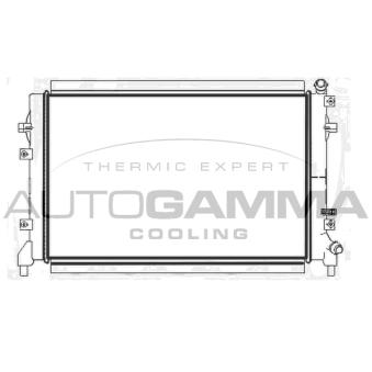 Radiateur, refroidissement du moteur AUTOGAMMA OEM 1K0121251CM