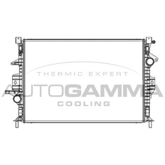 Radiateur, refroidissement du moteur AUTOGAMMA OEM 31293689