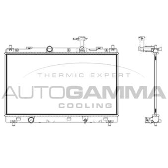Radiateur, refroidissement du moteur AUTOGAMMA OEM 1770061M00 Radiateur, refroidissement du moteur AUTOGAMMA OEM 1770061M00