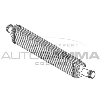 Intercooler, échangeur AUTOGAMMA 107853
